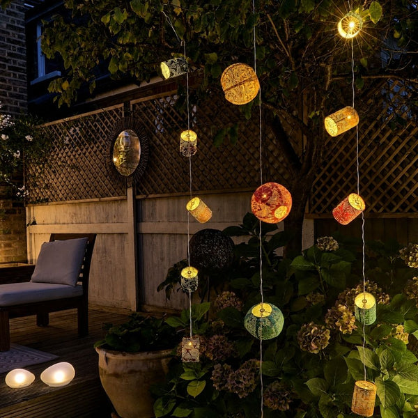 6x Lantern Chain String Lights - sparkle.lighting