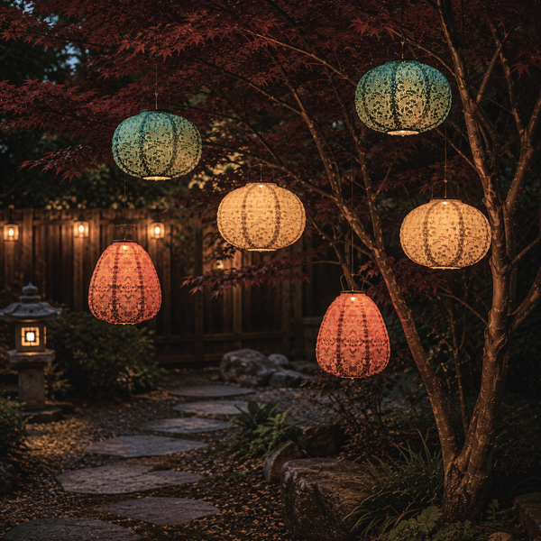6x Solar Garden Lanterns - sparkle.lighting