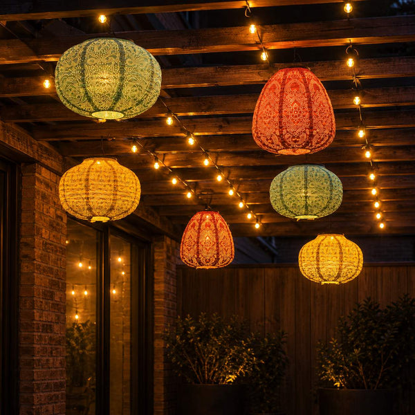 6x Solar Garden Lanterns - sparkle.lighting