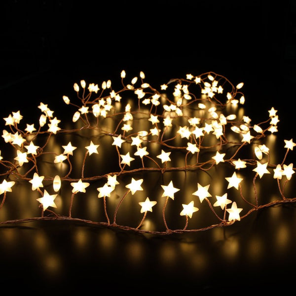 Micro Star Garland Frosted Fairy Lights