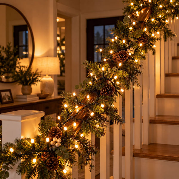 Multifunction Fairy Tree Lights with Green Cable