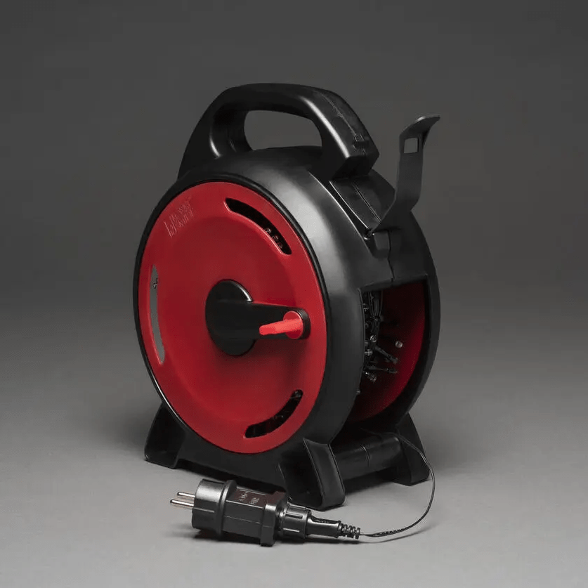 Black Cable Reel with Warm White LEDs - sparkle.lighting
