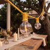 Colourful Festoon Lights - Yellow - sparkle.lighting