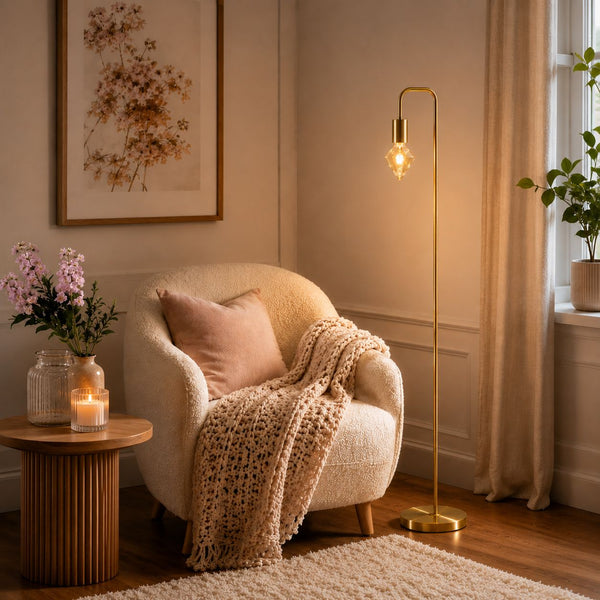 Exposed Bulb Floor Lamp - sparkle.lighting