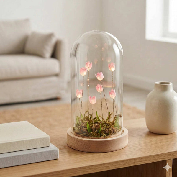 Floral Battery Lamp - sparkle.lighting