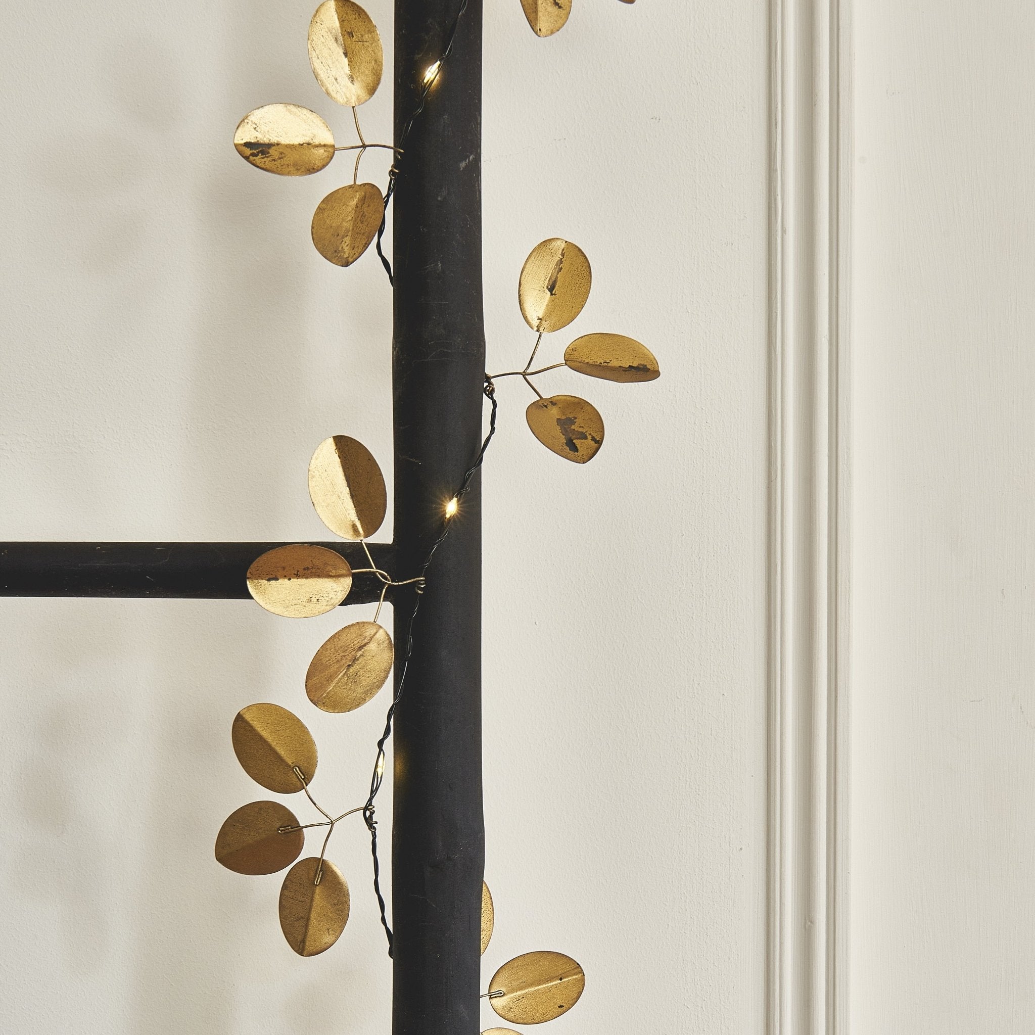 Gold Eucalyptus Fairy Lights - sparkle.lighting