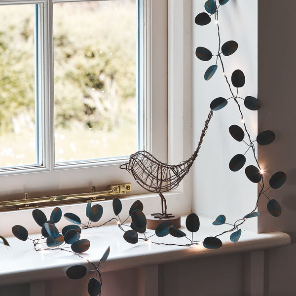 Gold Eucalyptus Fairy Lights - sparkle.lighting