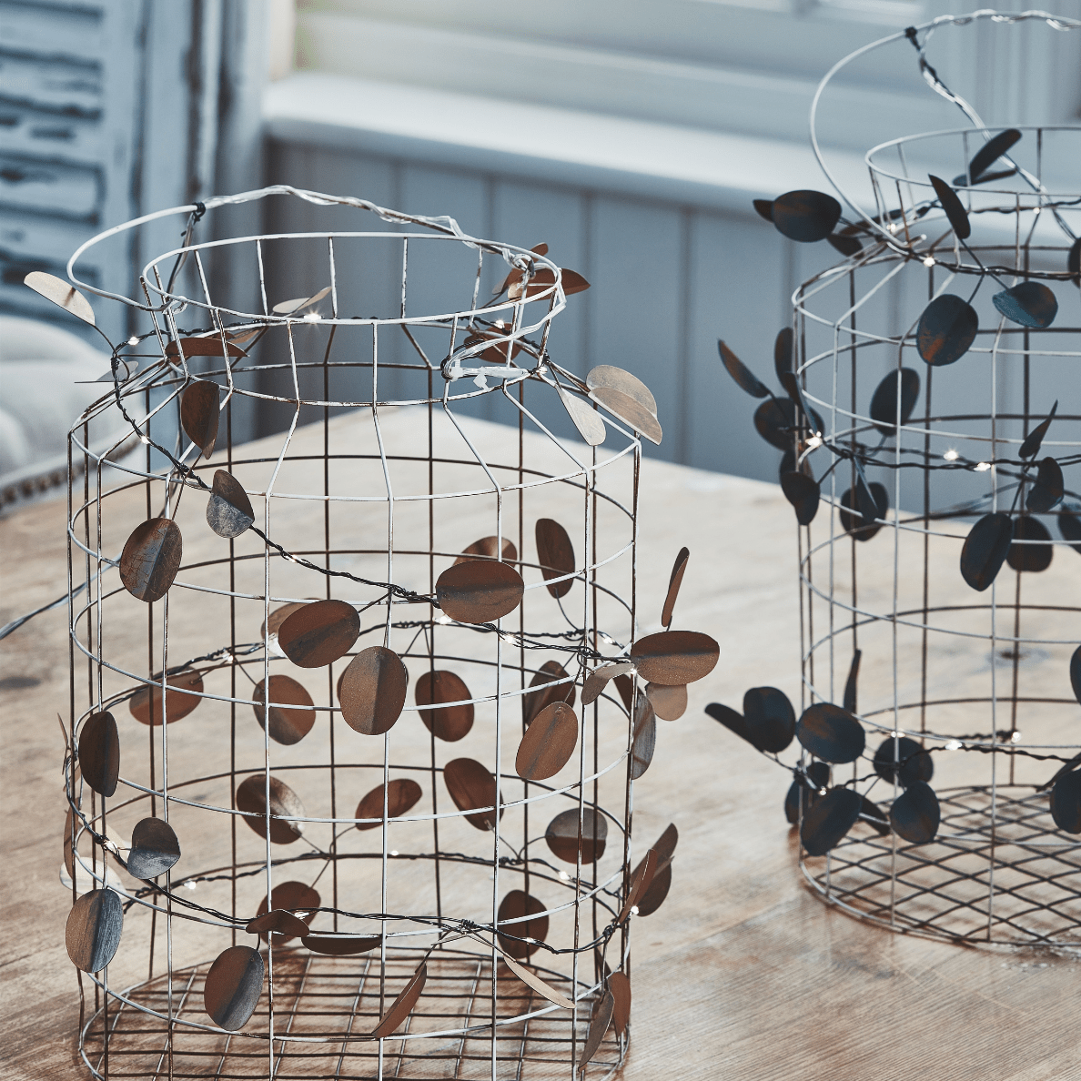 Gold Eucalyptus Fairy Lights - sparkle.lighting