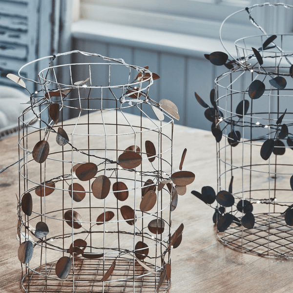 Gold Eucalyptus Fairy Lights - sparkle.lighting