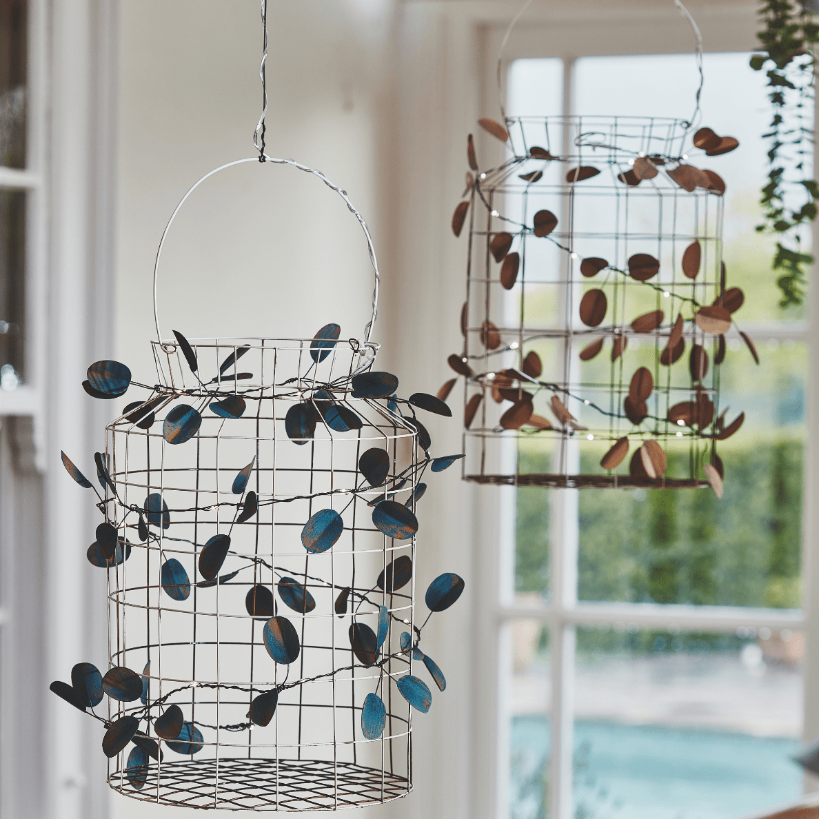 Gold Eucalyptus Fairy Lights - sparkle.lighting