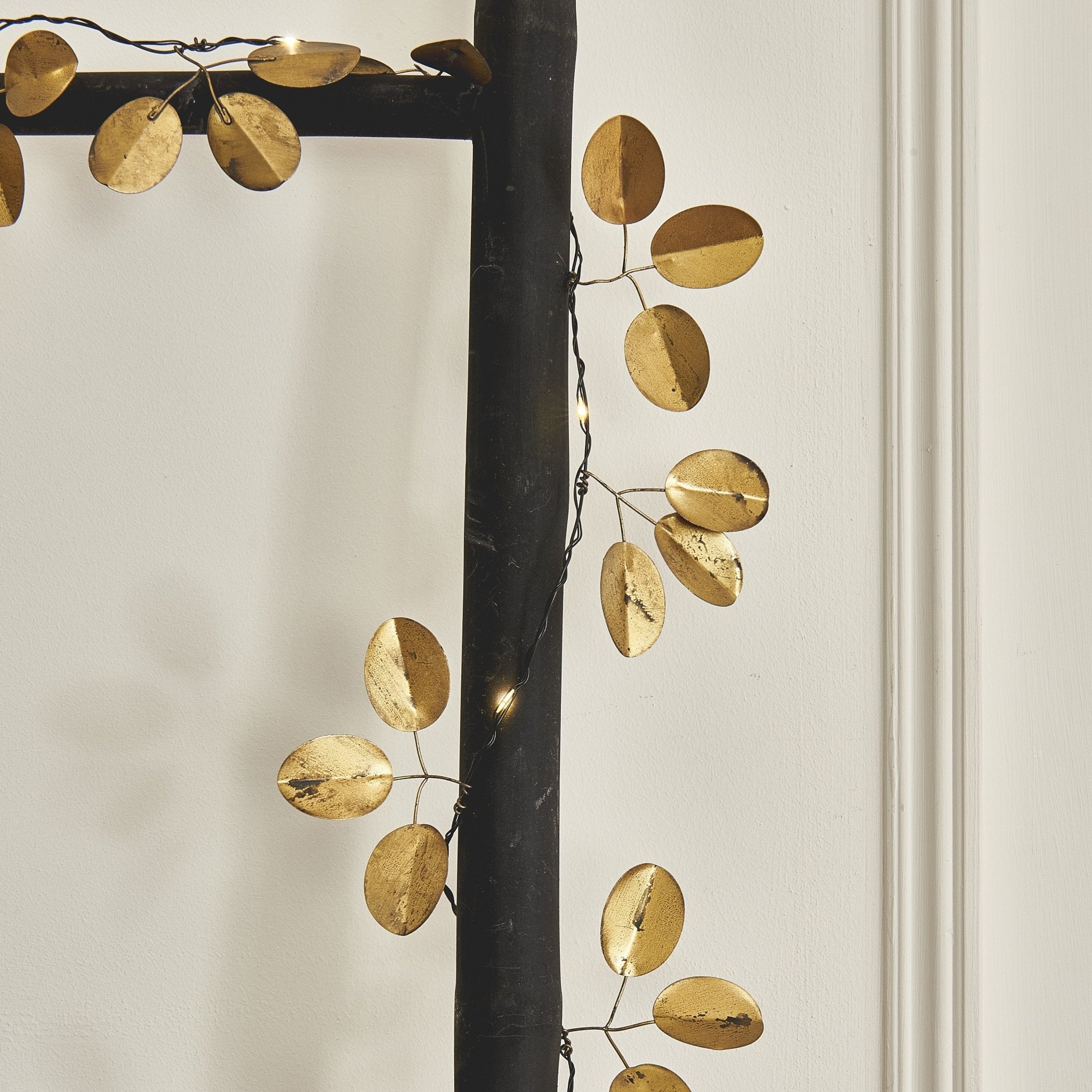 Gold Eucalyptus Fairy Lights - sparkle.lighting