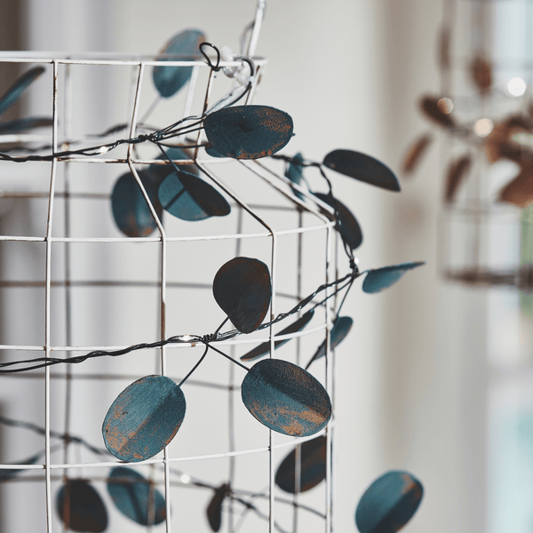 Gold Eucalyptus Fairy Lights - sparkle.lighting