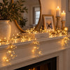 Gold Jewelled Light Up Fairy Light Garland - sparkle.lighting