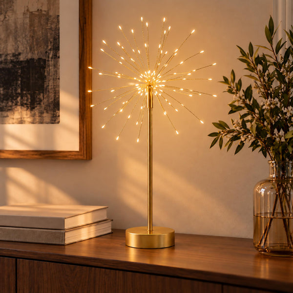 Gold Starburst Table Lamps - sparkle.lighting