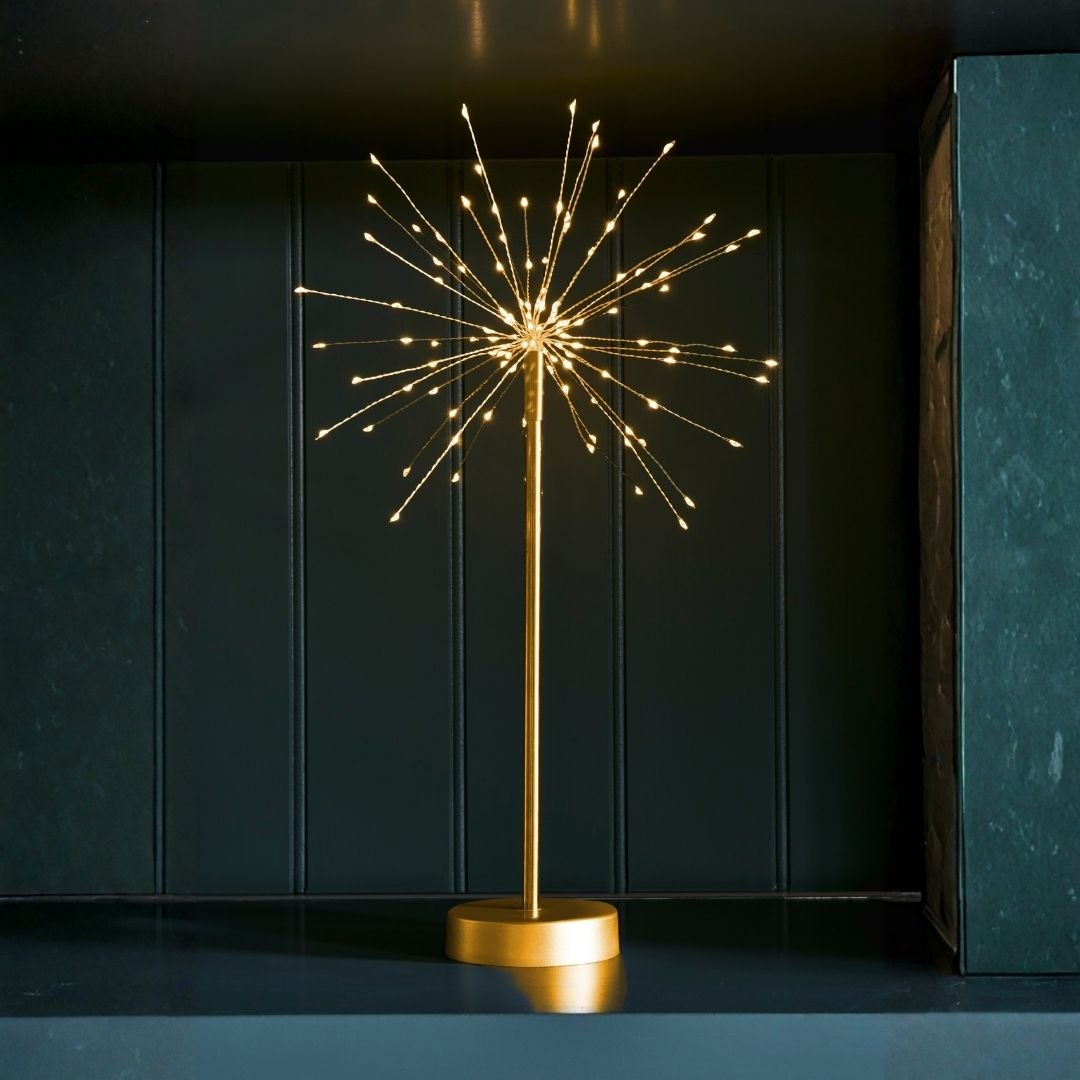Gold Starburst Table Lamps - sparkle.lighting