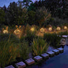 Green Dandelion Dual - Powered Stake Light - Solar & Battery - sparkle.lighting