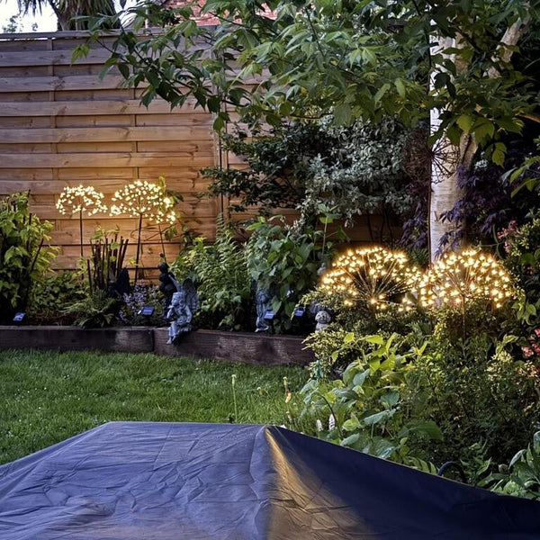 Green Dandelion Solar Light Christmas Kit - sparkle.lighting