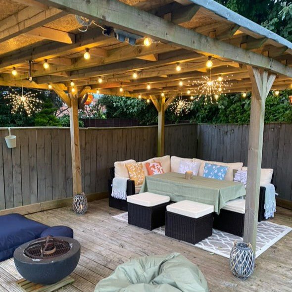 Hanging Outdoor Starburst Light - sparkle.lighting