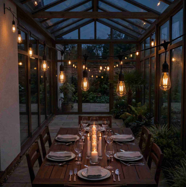 LED Drop Bulb Connectable Festoon Lights - sparkle.lighting