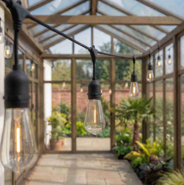 LED Drop Bulb Connectable Festoon Lights - sparkle.lighting