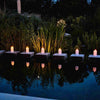 LED Outdoor Pillar Candles - Set of 2 - sparkle.lighting