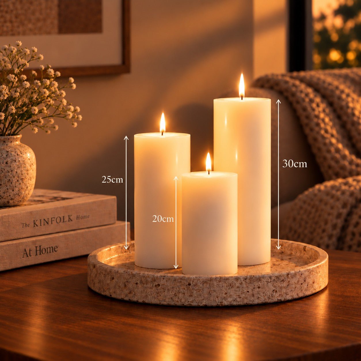 LED Pillar Candles - sparkle.lighting