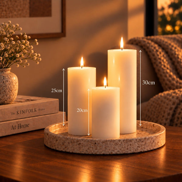 LED Pillar Candles - sparkle.lighting