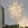 Light Up Twinkling Silver Star Light Christmas Kit - sparkle.lighting