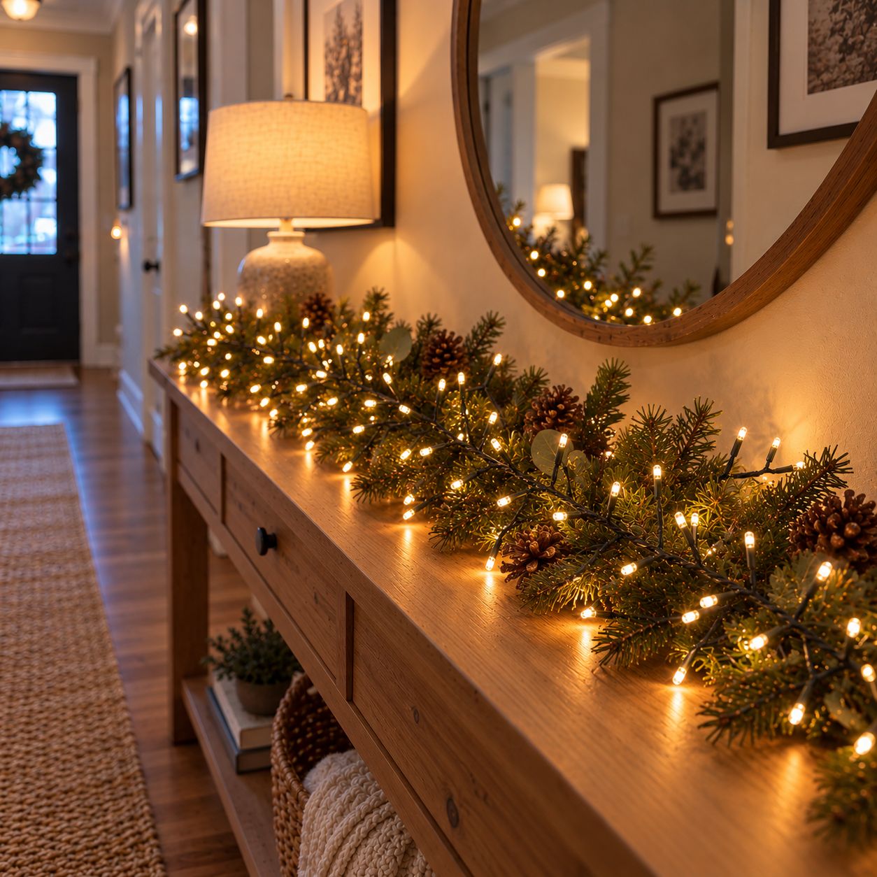 Multifunction Cluster Lights with Green Cable - sparkle.lighting