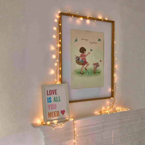 Mustard Pin Fairy Lights - sparkle.lighting