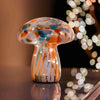 Orange & Mint Mushroom Lamps - sparkle.lighting
