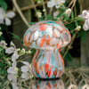 Orange & Mint Mushroom Lamps - sparkle.lighting