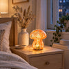 Orange & Pink Mushroom Lamps - sparkle.lighting