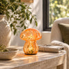 Orange & Pink Mushroom Lamps - sparkle.lighting