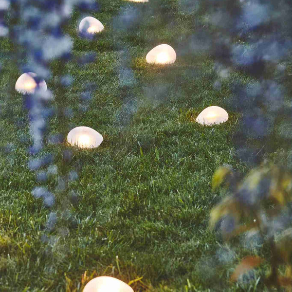 Solar Powered Glass Pebble Light - sparkle.lighting
