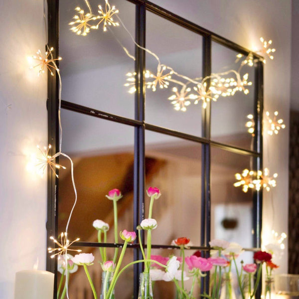 Starburst Copper Fairy Lights - sparkle.lighting