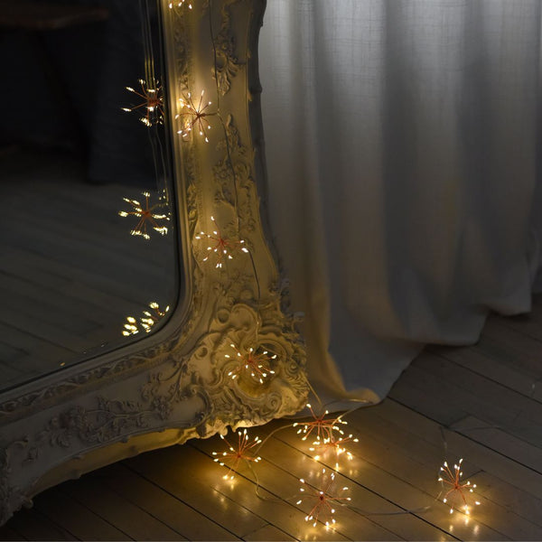 Starburst Copper Fairy Lights - sparkle.lighting