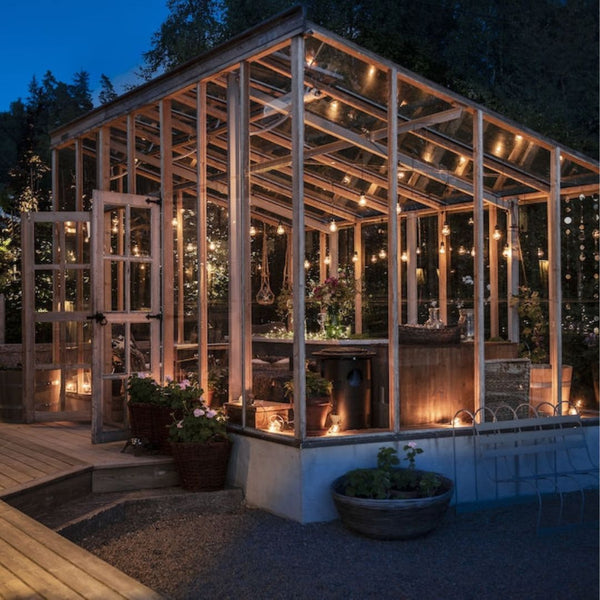 10m Drop Bulb Festoon Lights - sparkle.lighting