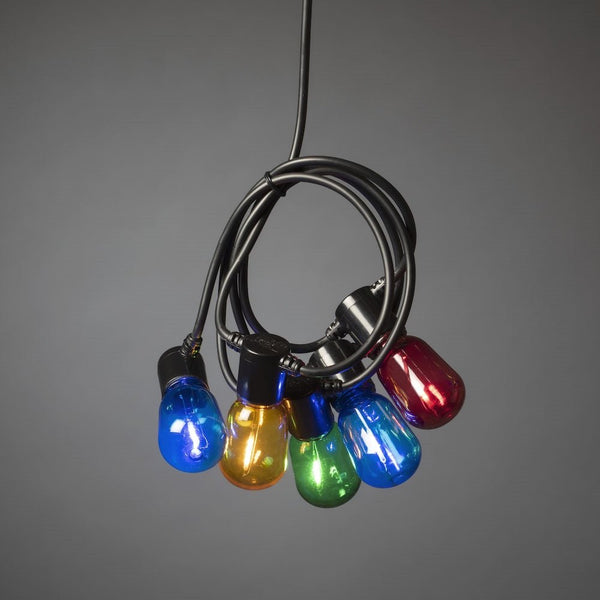 5 & 10m Multi Coloured Festoon lights - sparkle.lighting