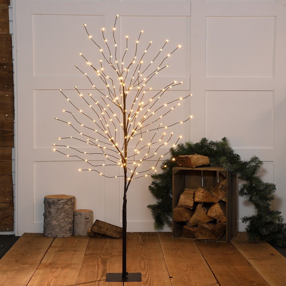 Black Wire Pre-Lit Tree - sparkle.lighting