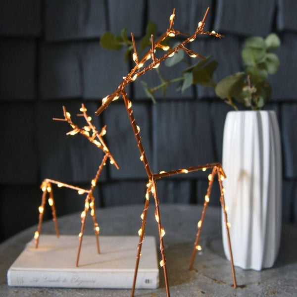 Christmas Deer With Lights - sparkle.lighting