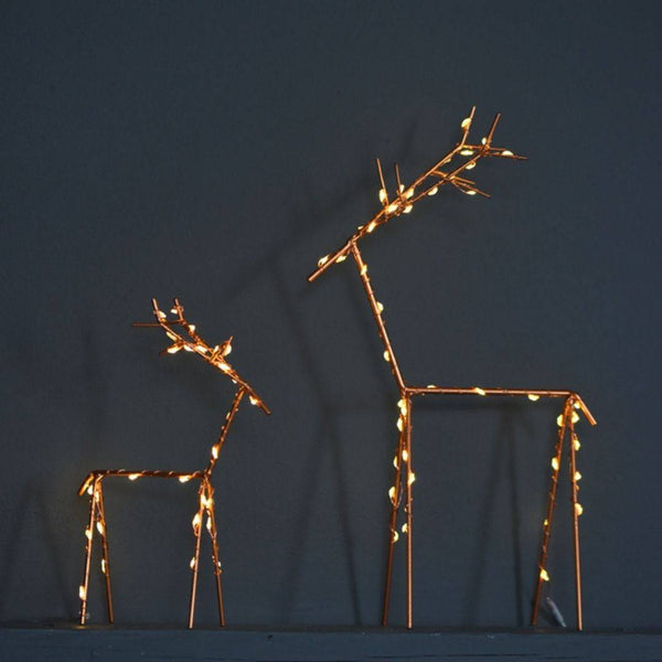 Christmas Deer With Lights - sparkle.lighting