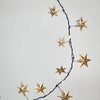 Gold Star Wire Fairy Lights - sparkle.lighting