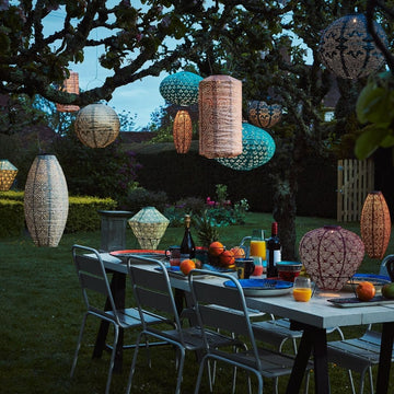 Colourful Outdoor Solar Garden Lanterns