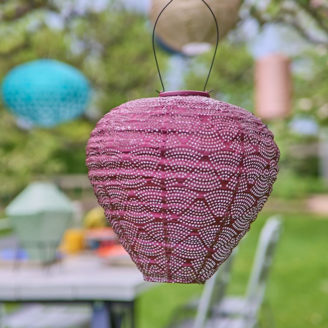 Colourful Outdoor Solar Garden Lanterns