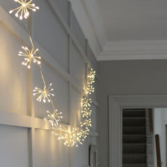 Starburst Silver Fairy Lights - sparkle.lighting